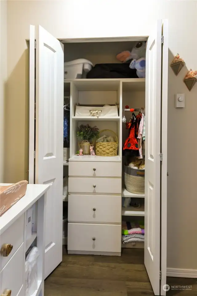 2nd Bedroom closet.