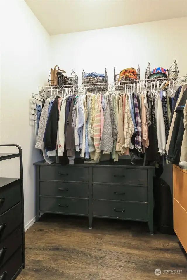 Primary Bedroom Closet.