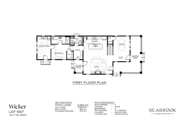 First floor layout