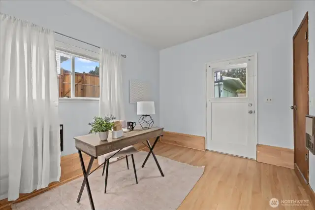 Flex room could be rental... so many options