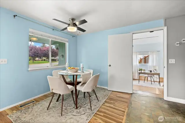 Dining area.
