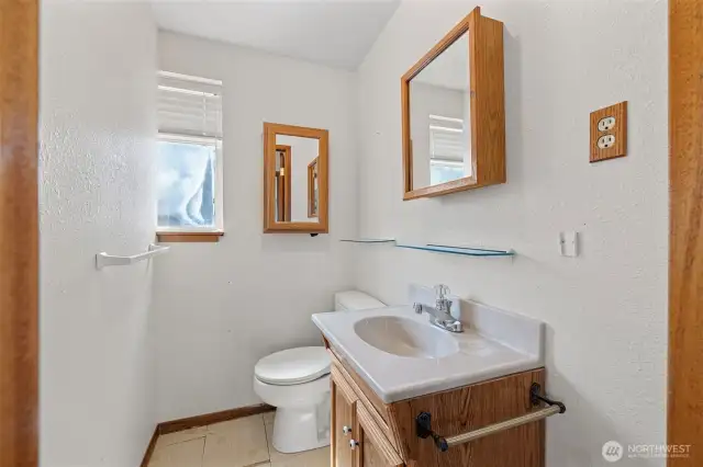 Half Bath on 2nd Level