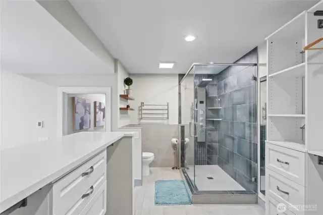 Custom shower area