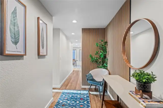 Your new entry into the condo.