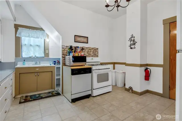 Kitchen in Unit A.