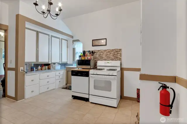 Unit A Kitchen.