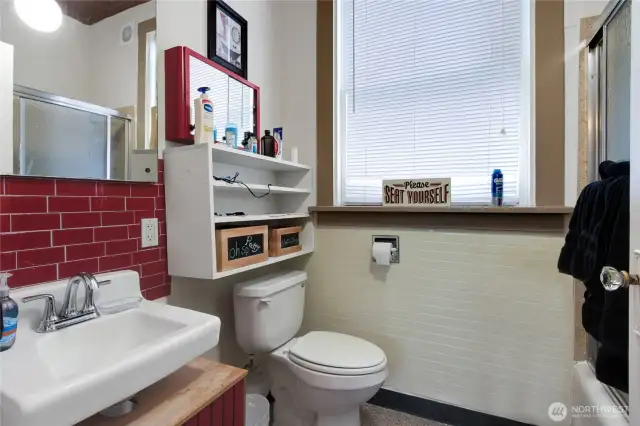 This is the bathroom for Unit A.