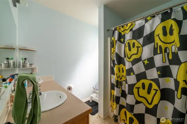 Main floor full bathroom.