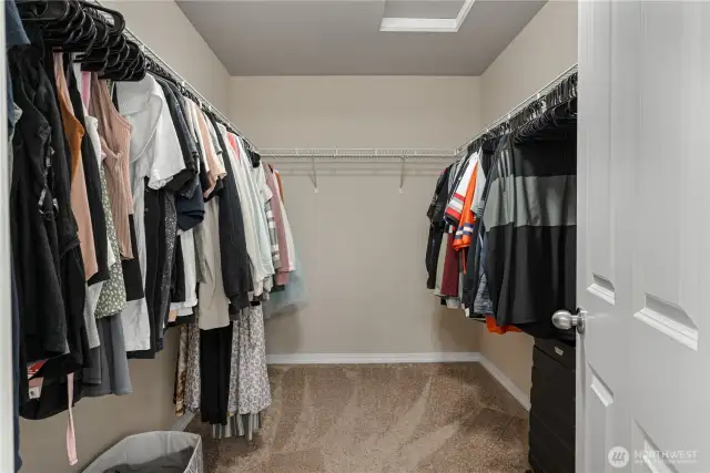 Primary closet
