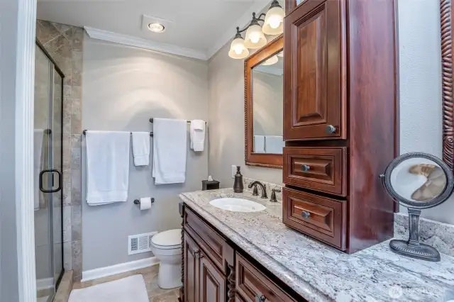 Custom designed primary bathroom