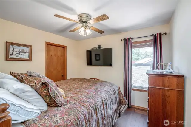 Bedroom #2 with walk in closet