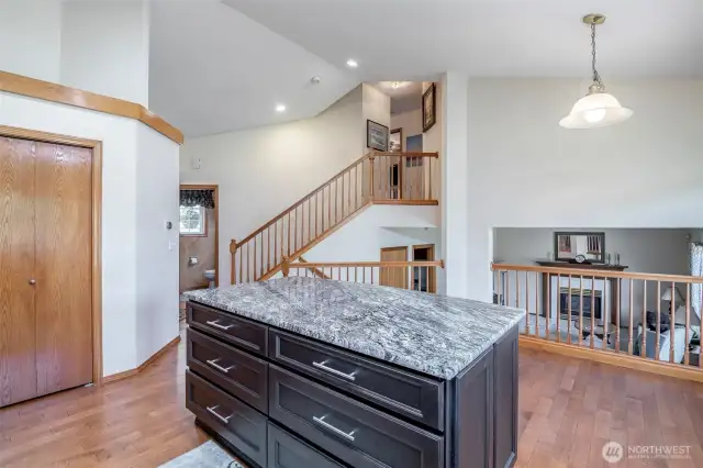 Beautiful hardwood flooring through out the home.