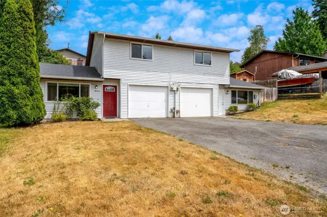 One car garage for each unit