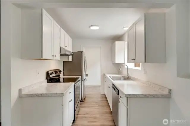 Brand new, never used counters and cabinetry