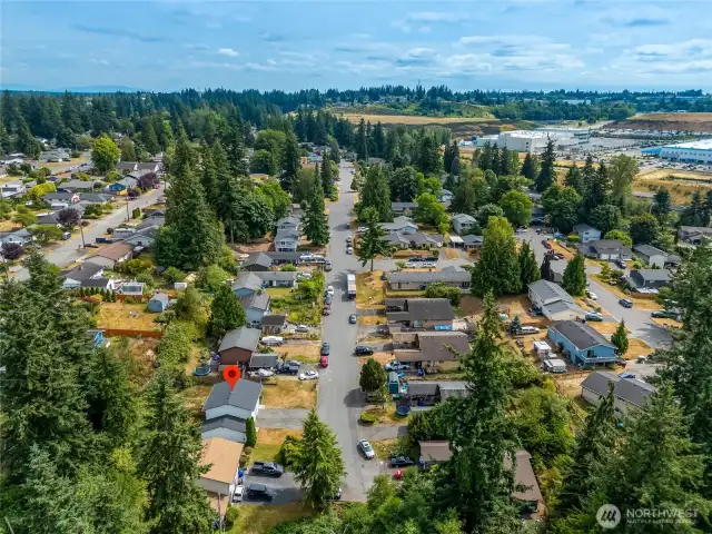 Close to Boeing, Amazon and other large employers