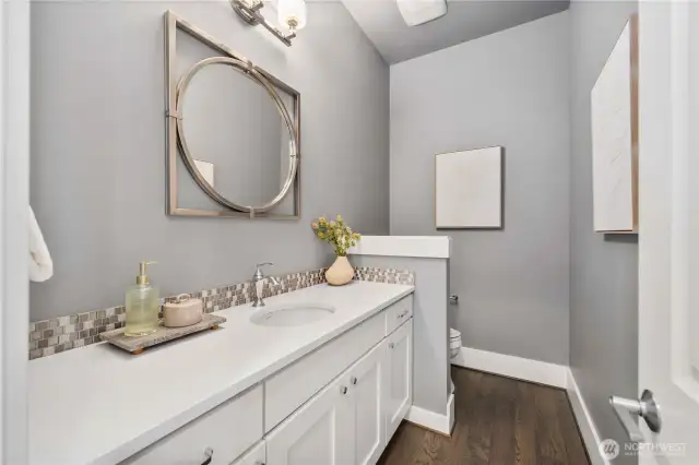 Powder room on main