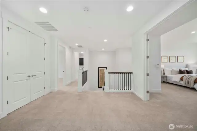 Upstairs landing area