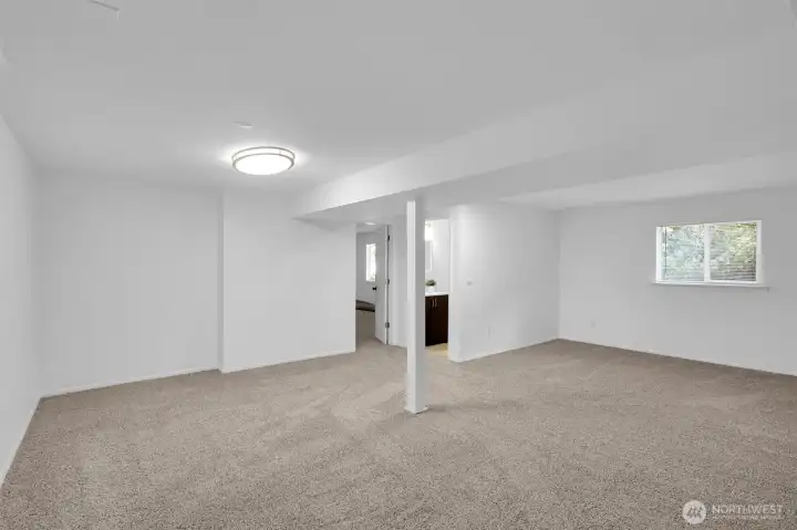 Ridiculously Large Bedroom in Basement!