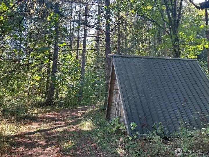 18' X 18" Log Cabin on lower property near seasonal Creek!