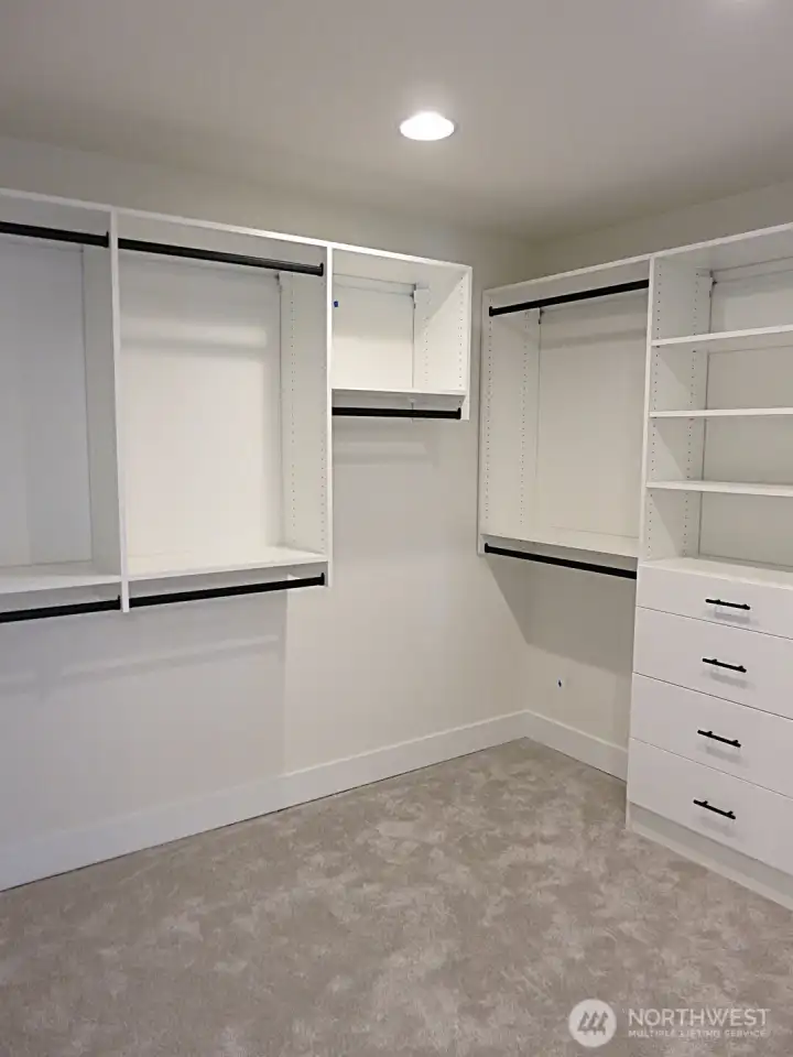 Primary closet