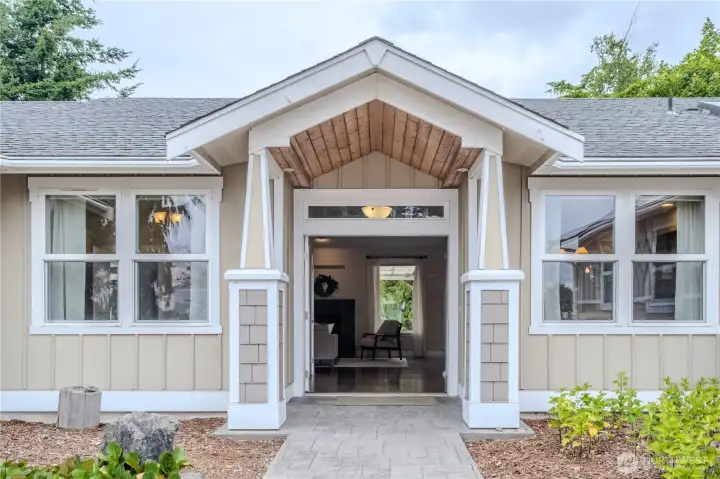Beautiful French Door Entry