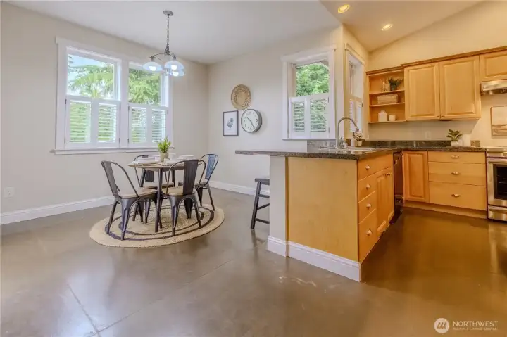 Great space for entertaining.