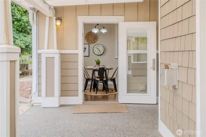 Kitchen Access of the Patio