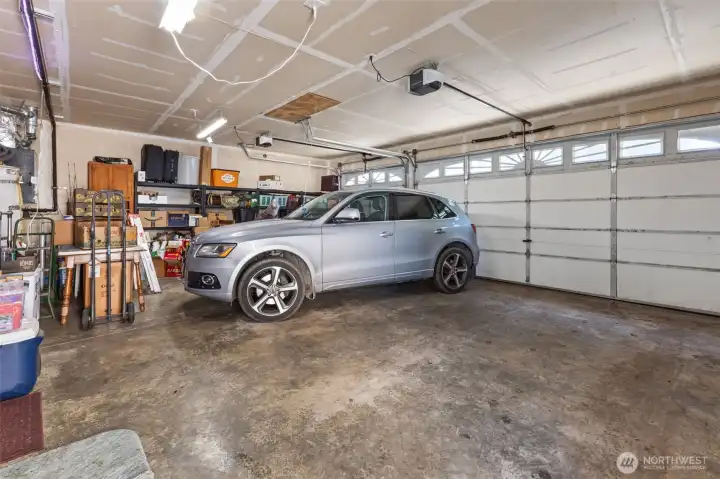 attached 3 car garage