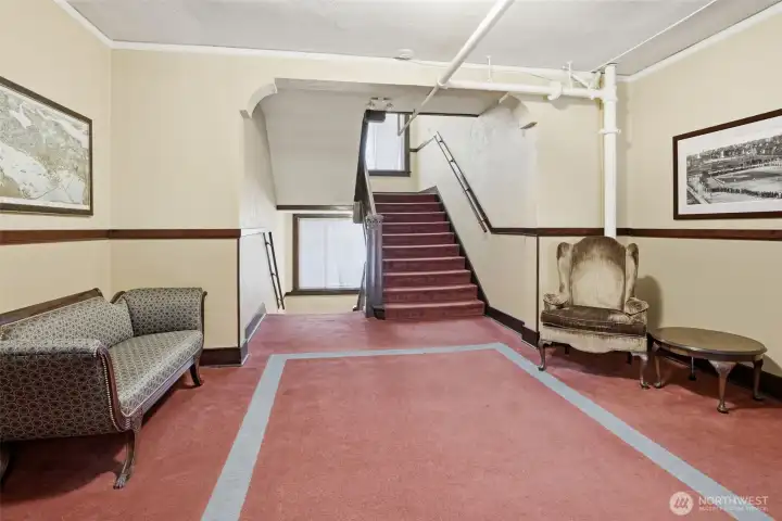 Large lobby entryway