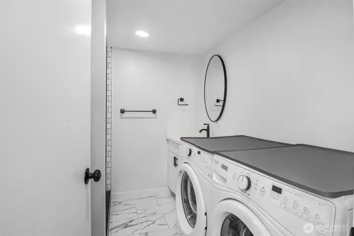 Laundry in the  Bathroom