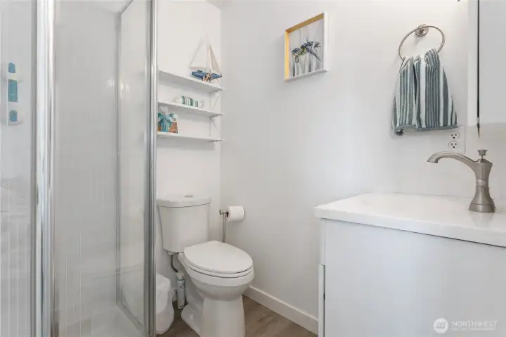 bathroom attached to bedroom #2