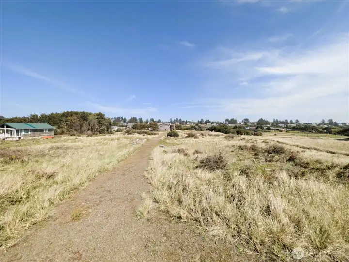 Possible future building site facing east
