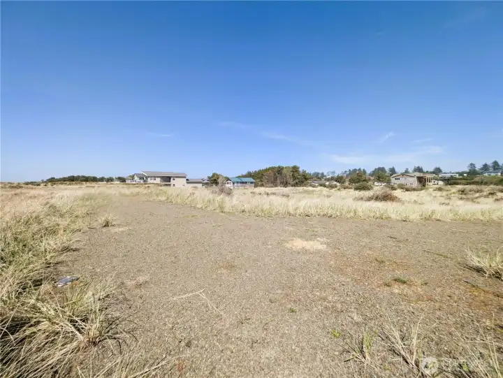 Possible future building site facing north.