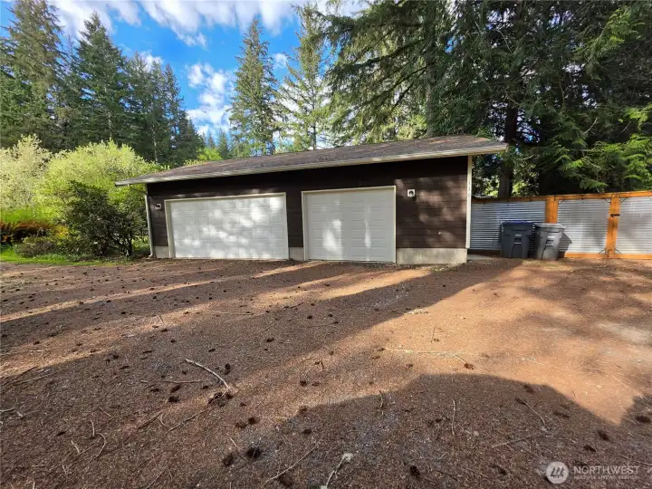 The 3 car garage that was built in 2012