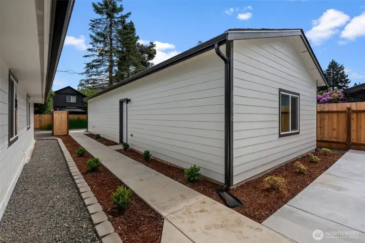 Entry Door on N Side