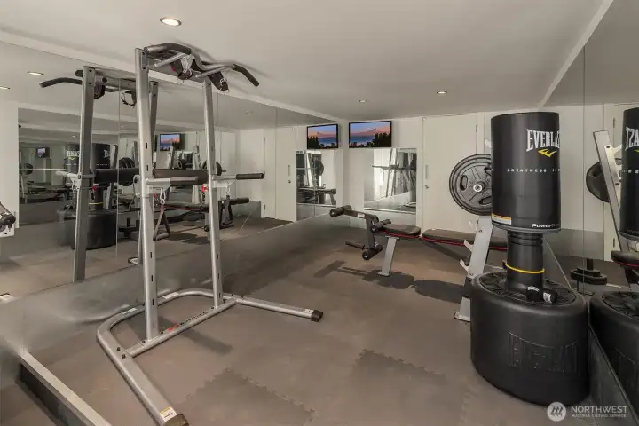 Bonus room and gym for recreation