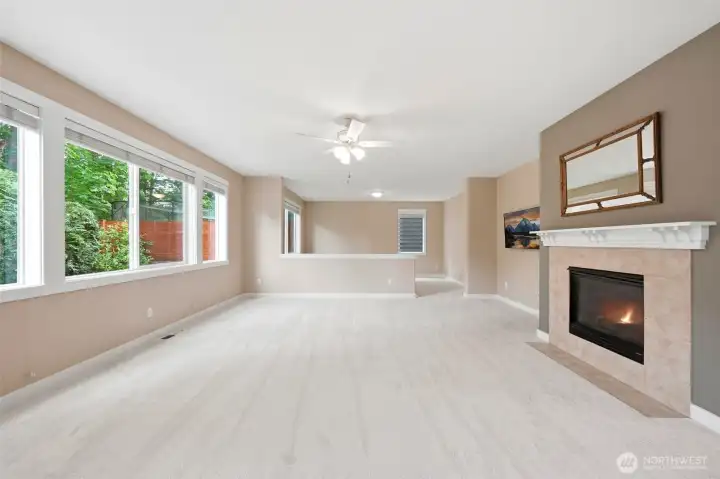 Brand new carpet in the family and bonus rooms.