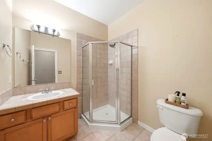 Main floor 3/4 bathroom.