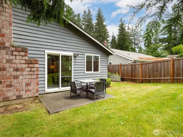 It’ll be an al fresco summer with a patio like this!