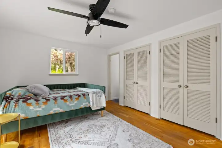 Generous closet space and updated full bath. Generous closet space and updated full bath.