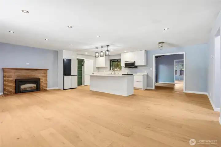 Open Kitchen Living Room floor plan Open Kitchen Living Room floor plan