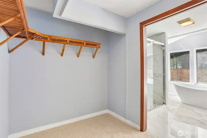 Walk-in Master Bedroom Closet - Picture #2 Walk-in Master Bedroom Closet - Picture #2