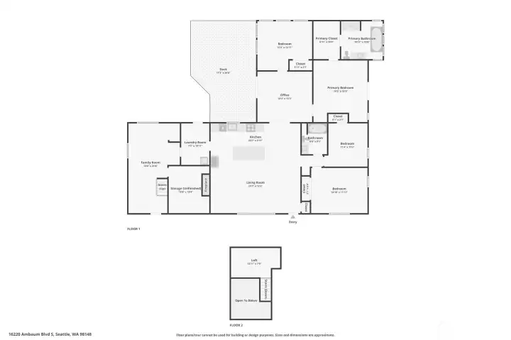Floor Plan with Loft Floor Plan with Loft