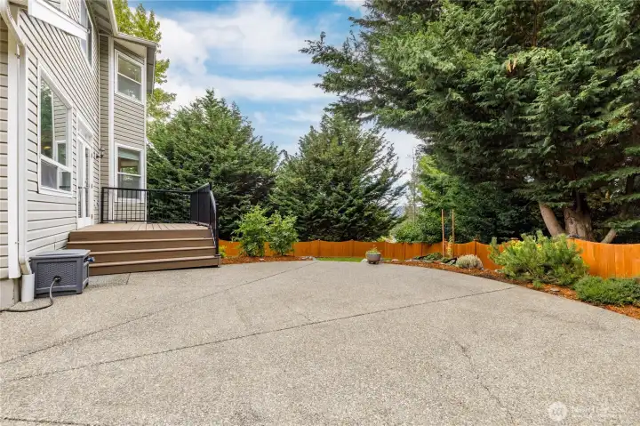 Private backyard escape where you can truly enjoy nature.