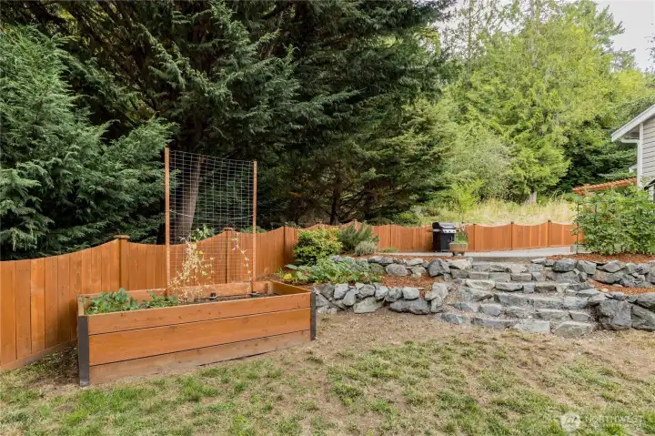 Raised garden bed is ready for your veggies!