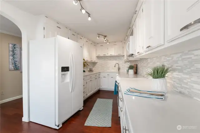 Updated Kitchen with Ample Cabinet Storage