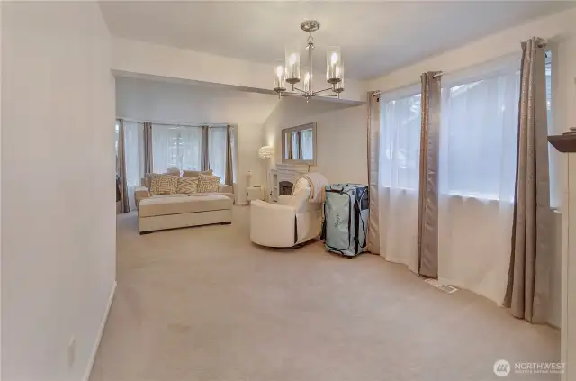 Formal dining room space.