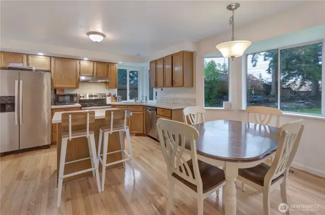 Kitchen with eating space.