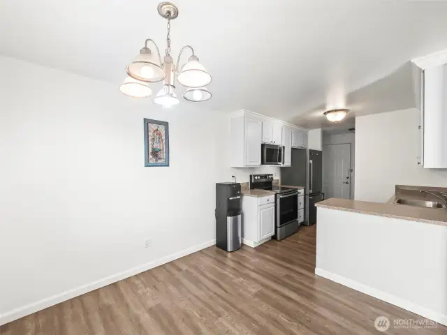 View of Dining Room onlooking Kitchen 2