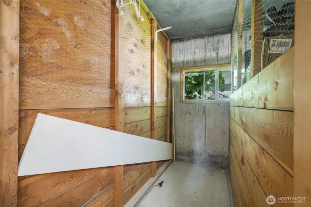 Large storage locker in basement